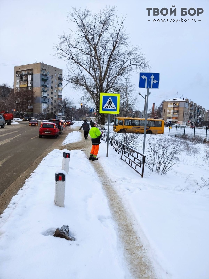 В районе борского автовокзала на улице Степана Разина установлены новые  знаки — новости города Бор