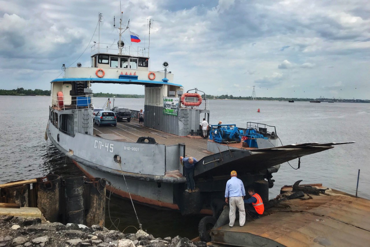 Паромная переправа Нижний Новгород — Бор завершает свою работу 30 сентября