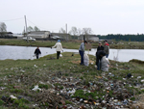 Мусор на территории Борской поймы собирали более 80 человек