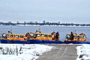 Работа судов на воздушной подушке приостановлена