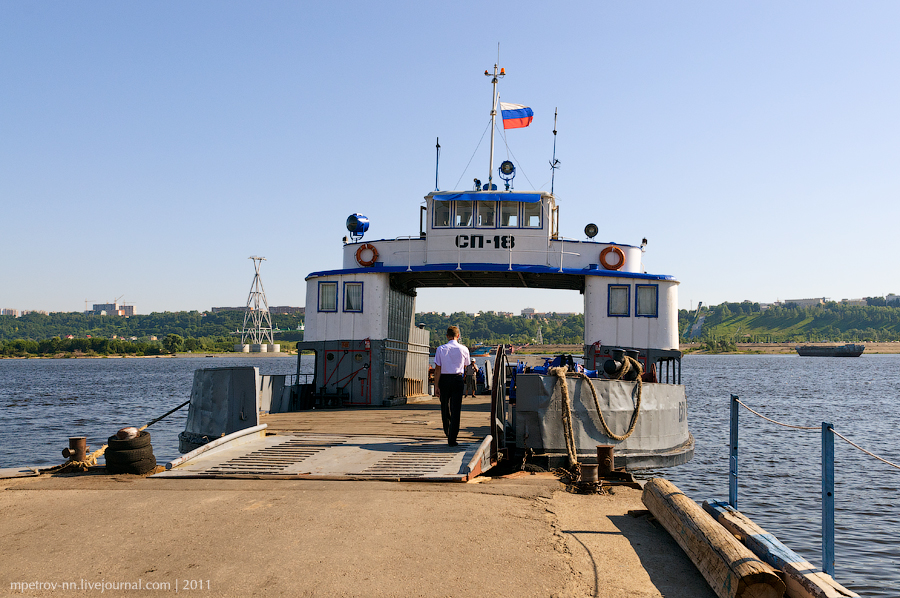 Паромная переправа между Нижнем Новгородом и Бором закрывается