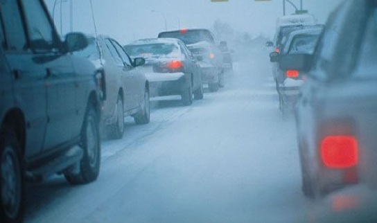 Пробка в 2,2 км парализовала движение по борской трассе днем 21 декабря