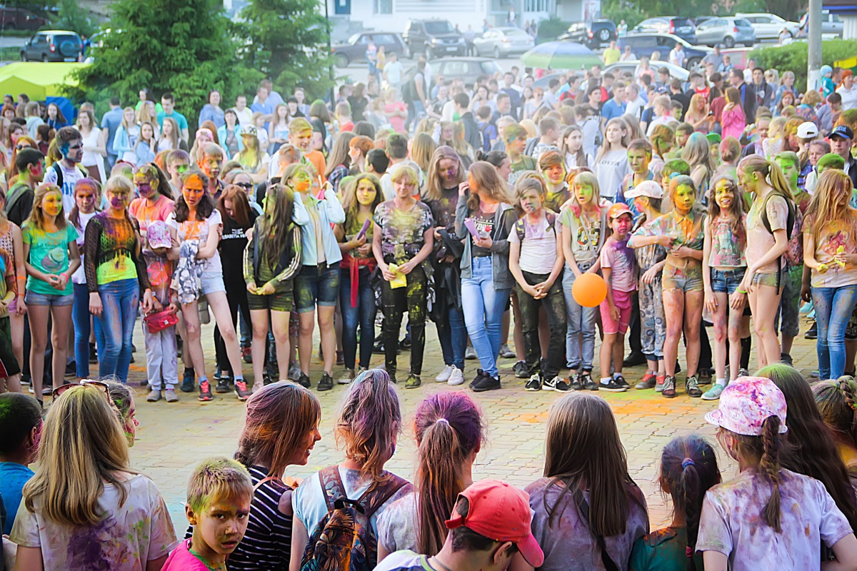 Фестиваль красок-холли. Фоторепортаж