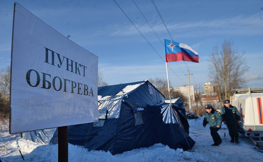 Два мобильных пункта обогрева развернуты на трассах в Нижегородской области