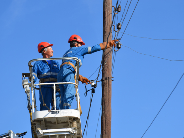 Отключение электроэнергии на Бору 26 марта