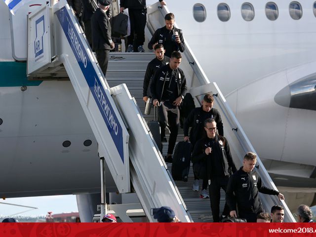 ЧМ-2018: как встречали сборную Уругвая в Нижегородской области. ФОТО