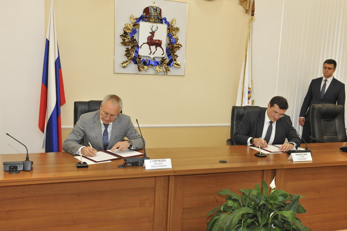 Никитин подписал соглашение о создании детского технопарка