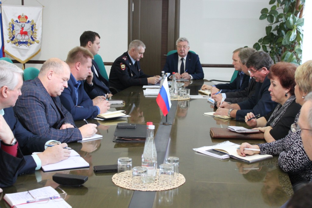 Руководитель борской полиции встретился  с главами сельских администраций
