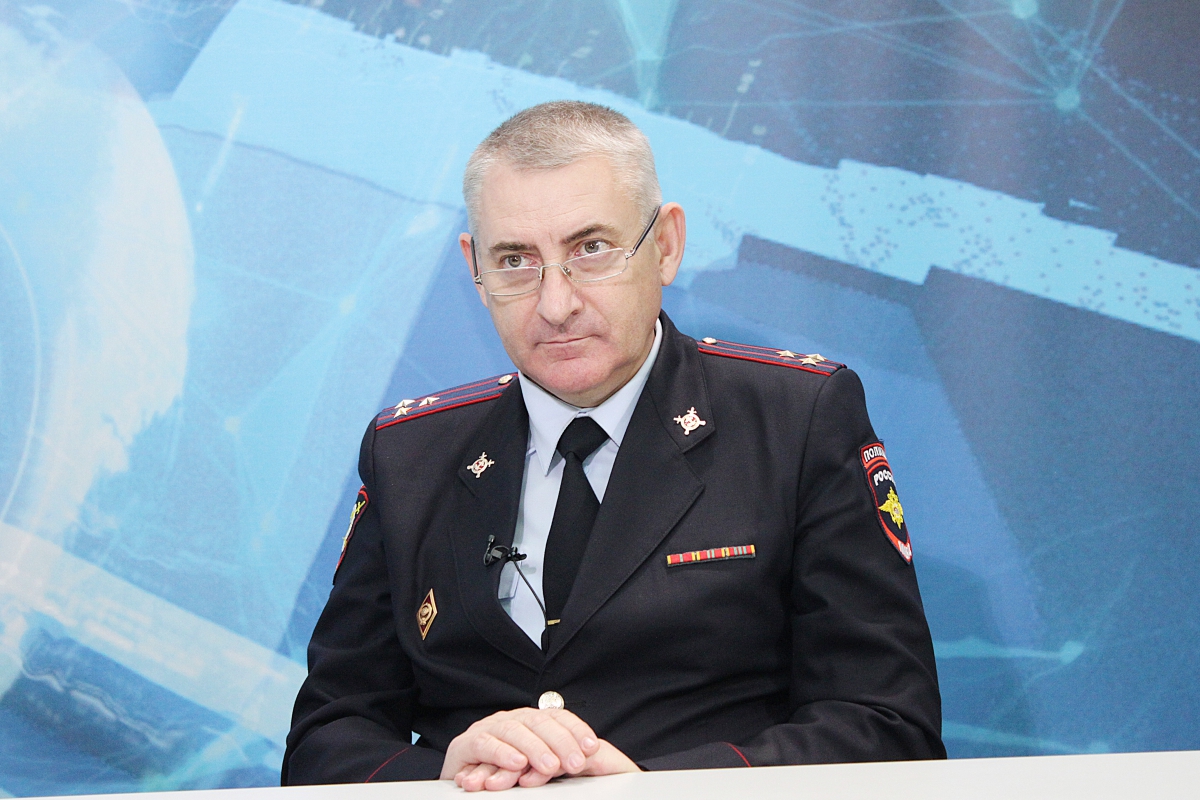 Руководитель борского отдела МВД России приял участие в брифинге