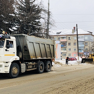 Кто и как чистит дороги от снега на Бору 1