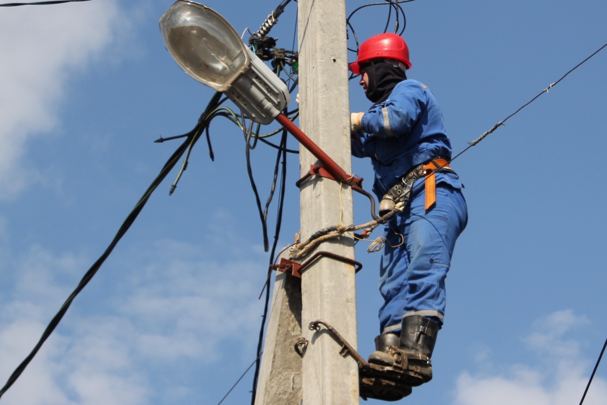 Отключение электроэнергии на Бору