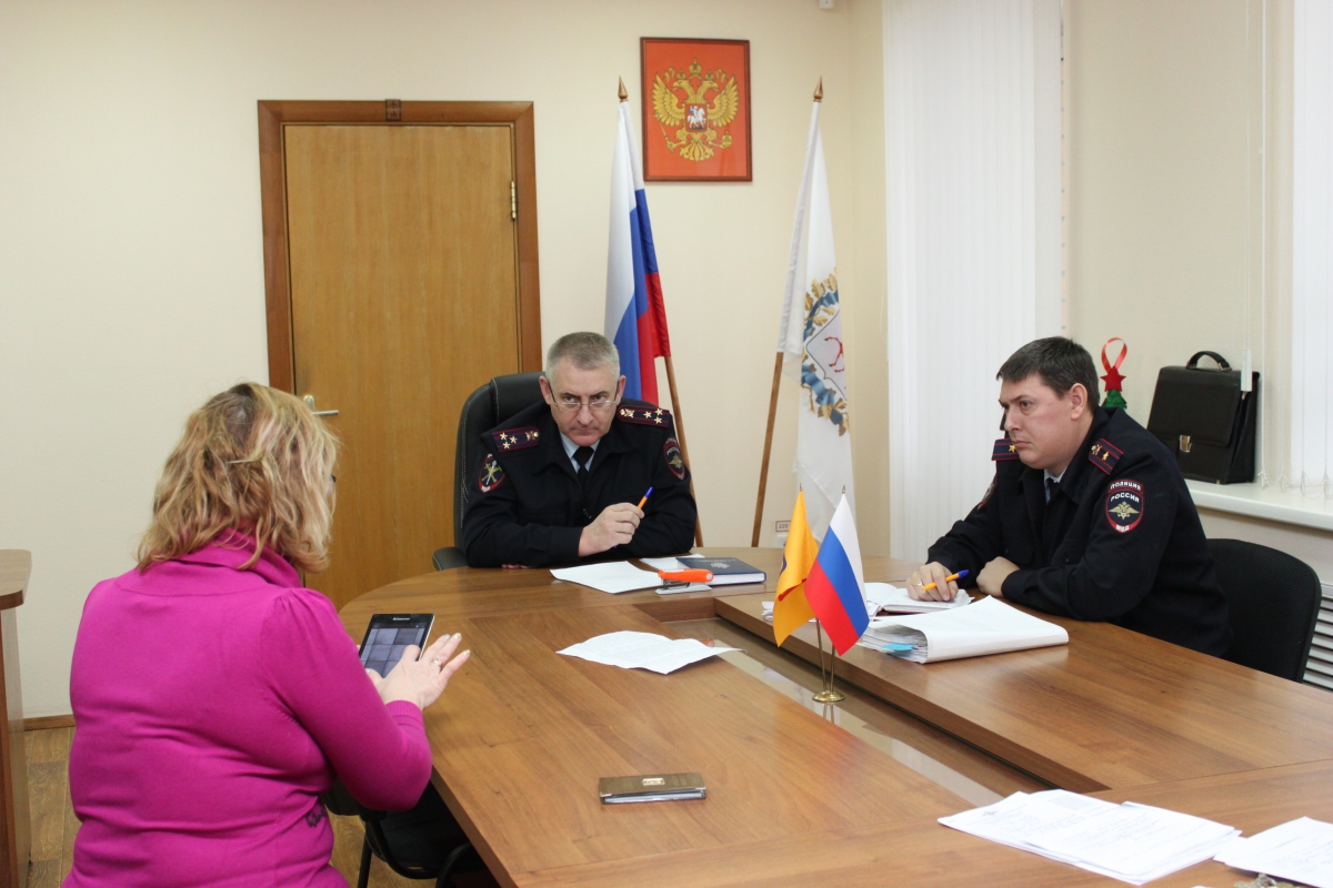 Руководитель борского полицейского ведомства  провел личный прием граждан
