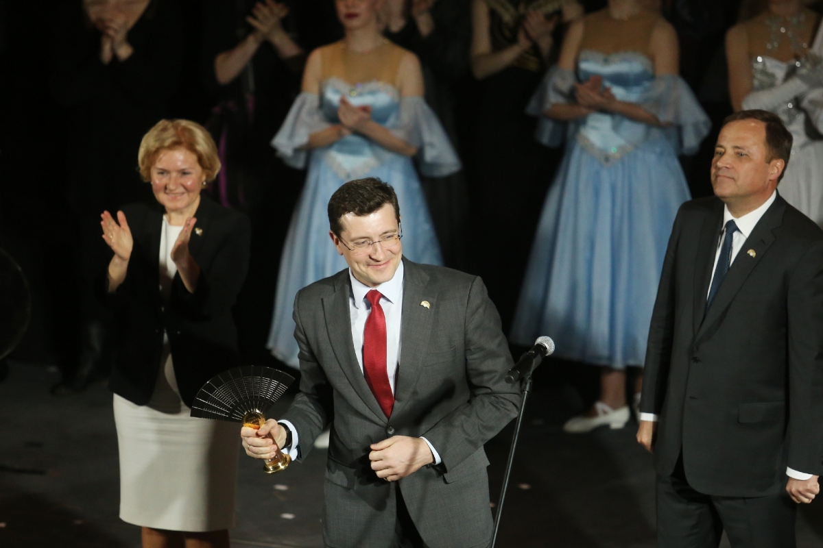 Глеб Никитин представил Ольге Голодец проект ледовой арены на Стрелке