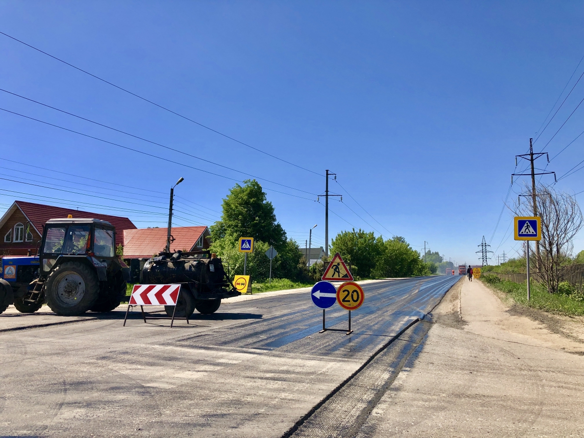 Асфальт в два слоя возмутил борчан