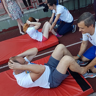 Муниципальные служащие Бора сдали ГТО 1