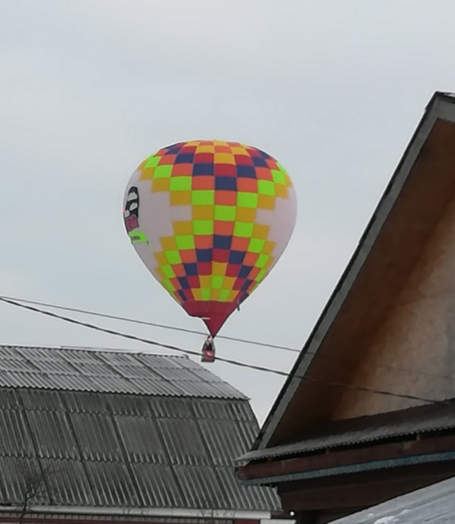 Летающие объекты покорили жителей Бора