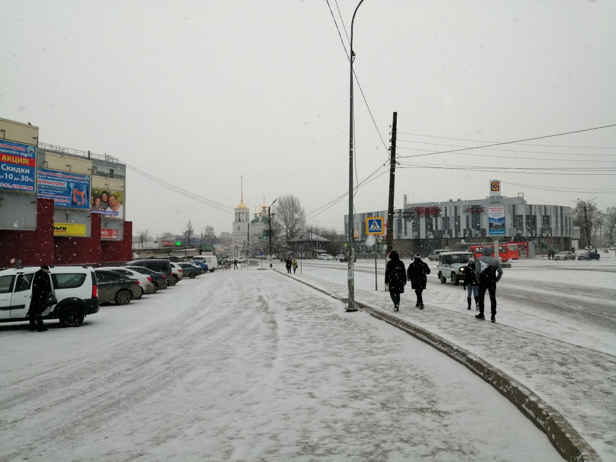 Мартовский снегопад вернулся в Нижегородскую область