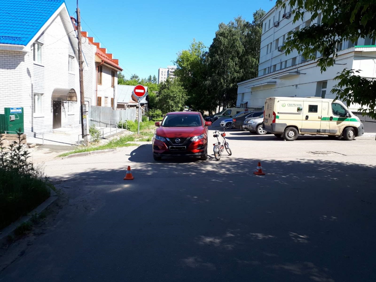 Несовершеннолетние дети стали участниками ДТП на Бору