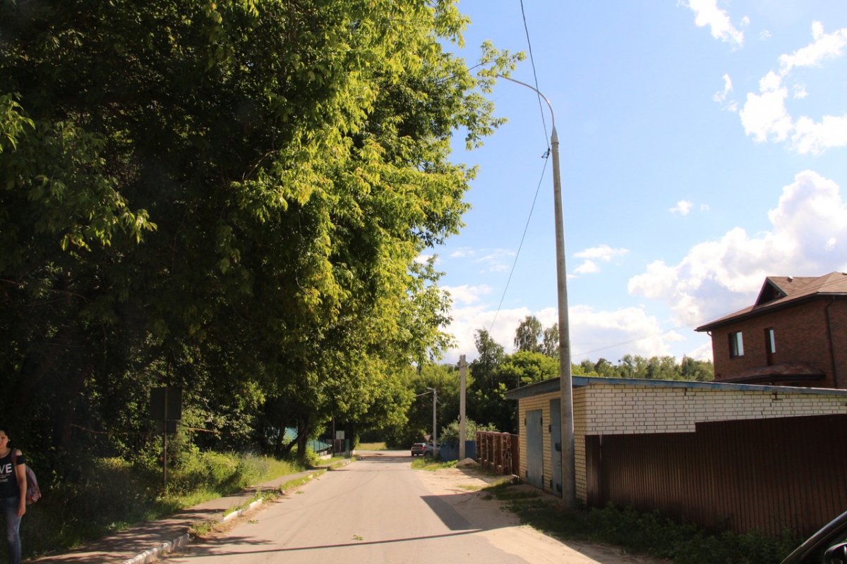 Реконструкция линий уличного освещения проведена в микрорайоне Стеклозавода