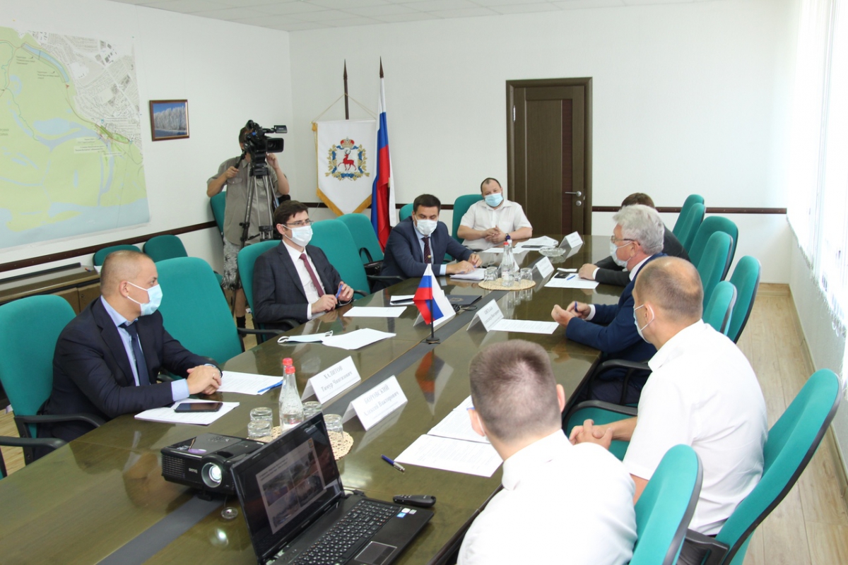 Бор с рабочим визитом посетил заместитель губернатора Нижегородской области Андрей Григорьевич Саносян