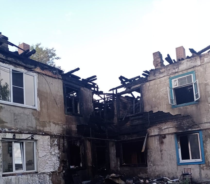 Борская администрация поддержала погорельцев из Октябрьского