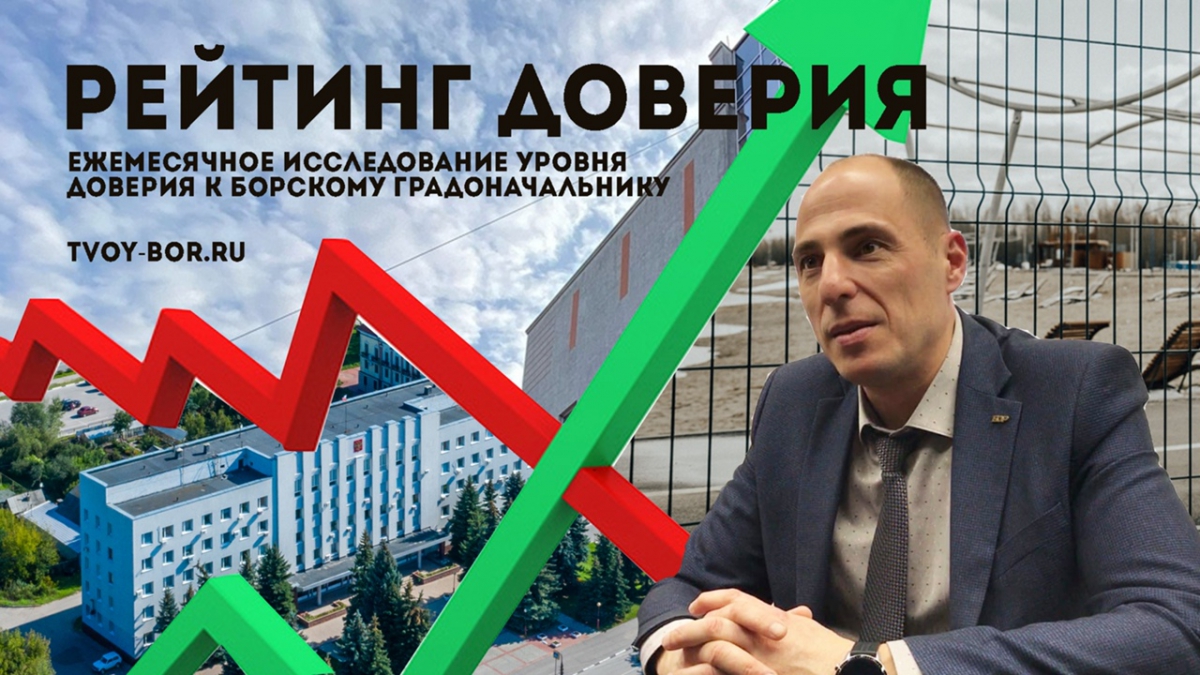 Рейтинг доверия к борскому мэру