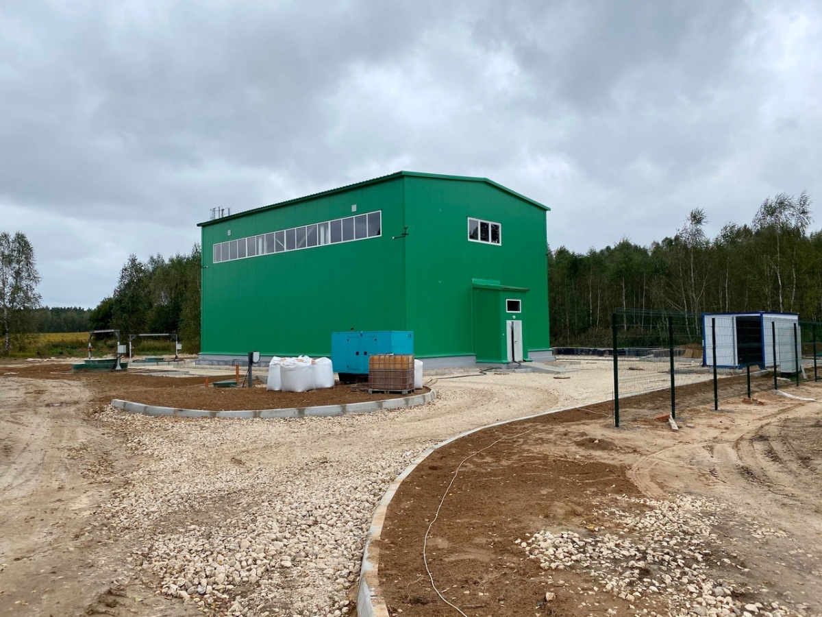 Новые очистные сооружения построены на Бору, в рамках проекта "Оздоровление Волги"