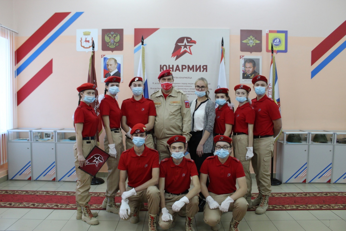 На Бору открылся третий юнармейский класс