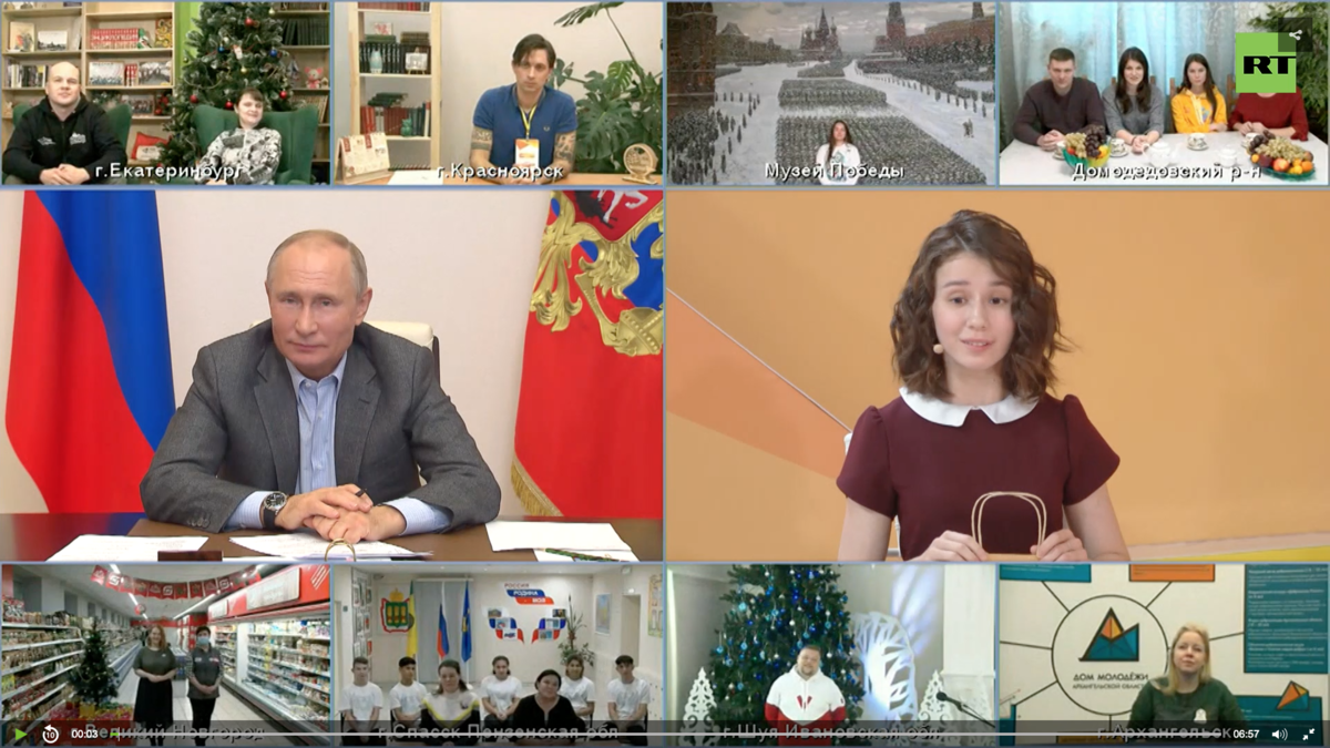 Юная борчанка вновь взяла интервью у Владимира Путина