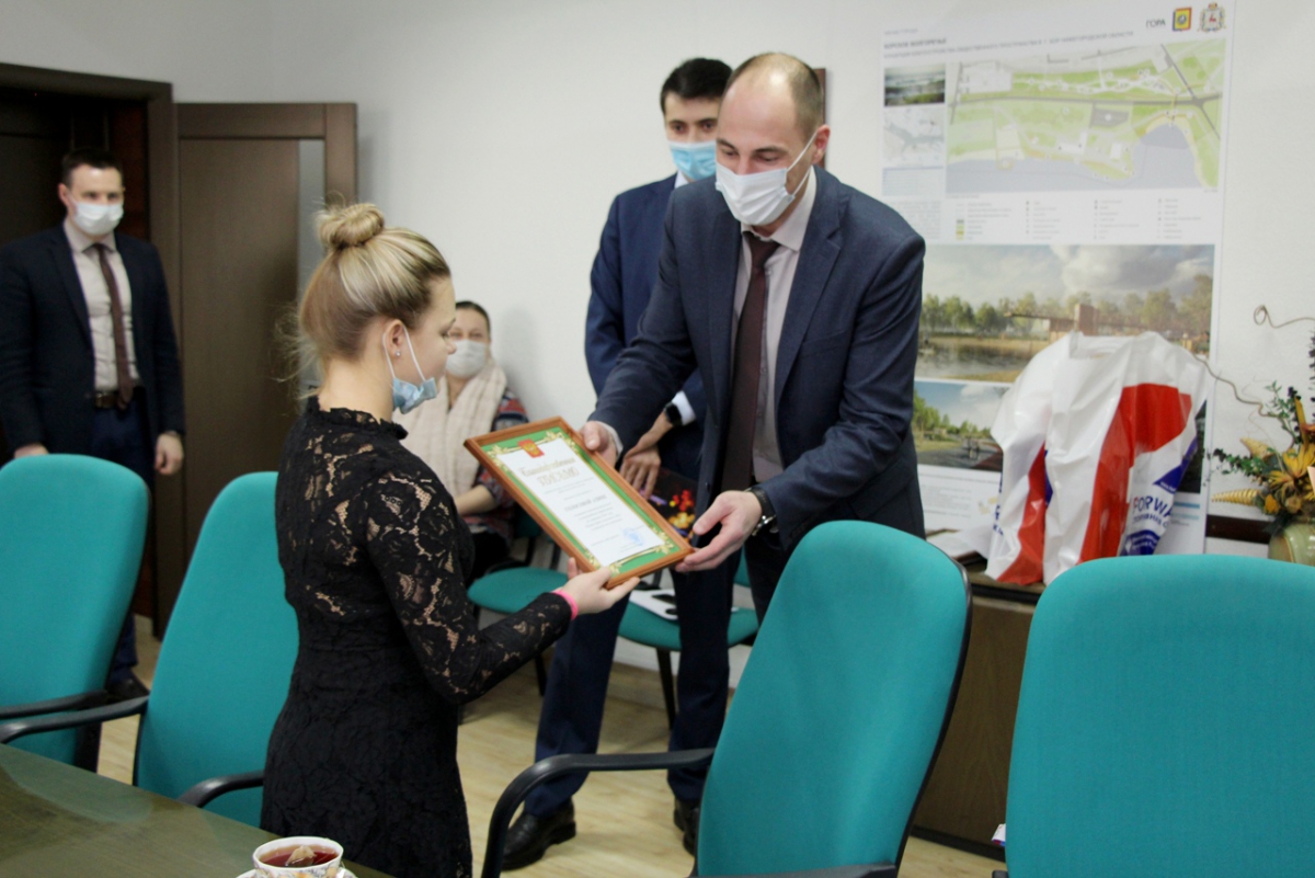 Глава МСУ Борского округа Алексей Боровский вручил благодарственные письма спортсменам