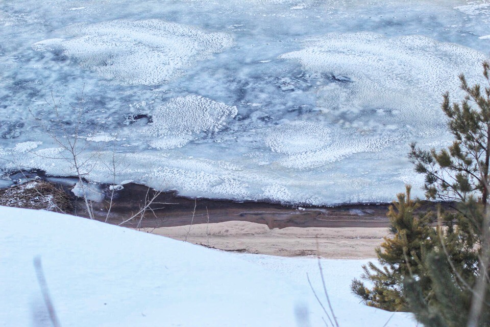 Недельное потепление не сильно повлияло на толщину льда на борских водоемах