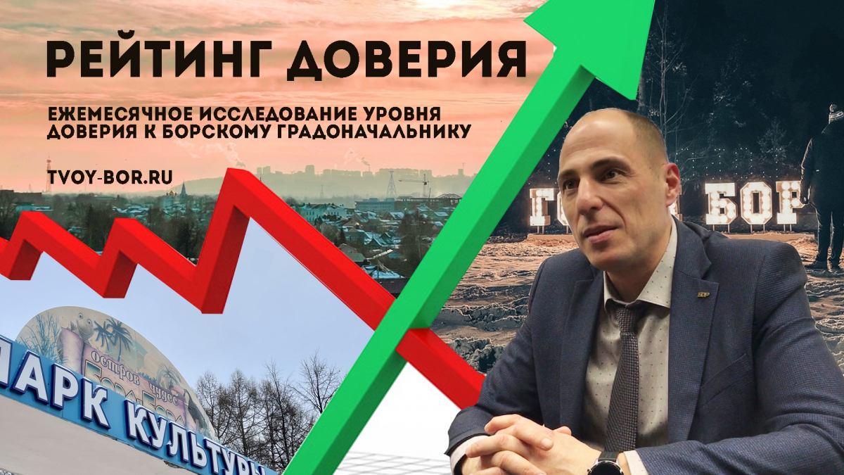 Рейтинг доверия к борскому мэру. Январь 2021