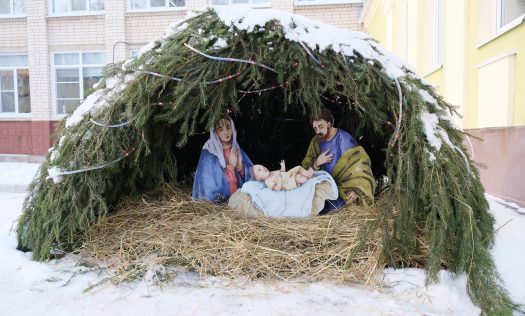 На Бору появился вертеп