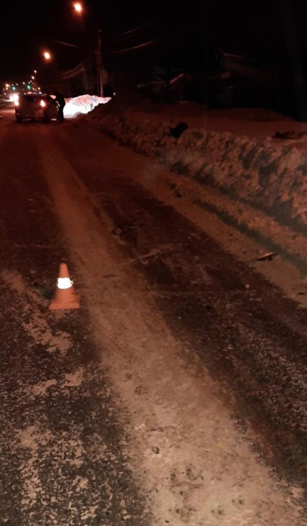 Иномарка сбила пешехода на Бору