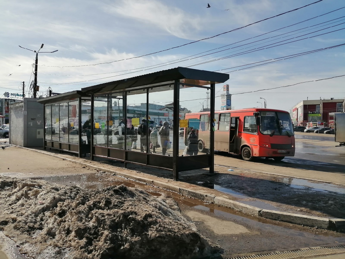 Второй остановочный павильон на Рынке все-таки установили