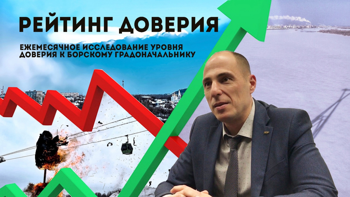 Рейтинг доверия к борскому мэру. Март 2021