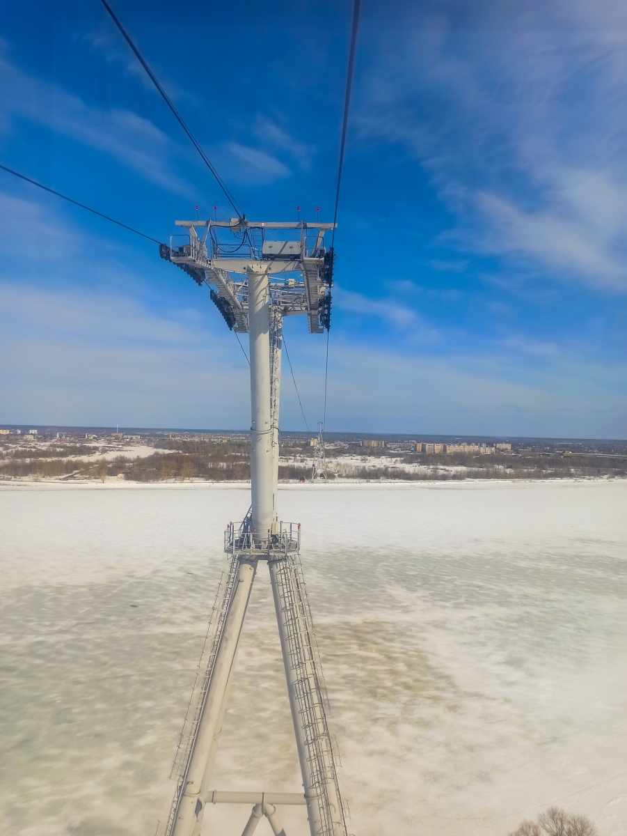 Лед на борских озерах тает, но на Волге меньше не становится