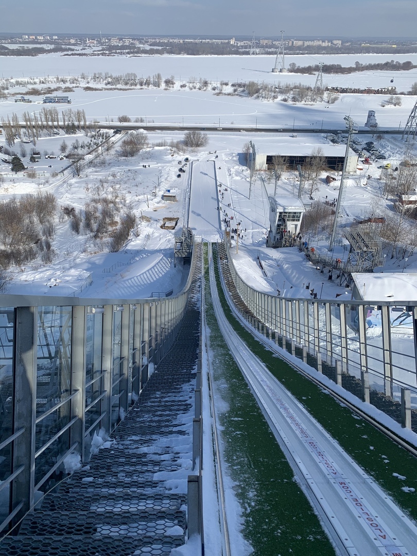 В Нижнем открыли трамплин с отличным видом на Бор!