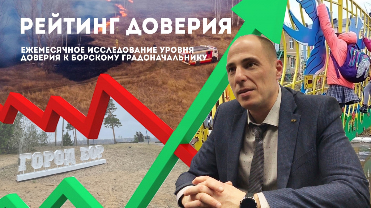 Рейтинг доверия к борскому мэру. Апрель 2021