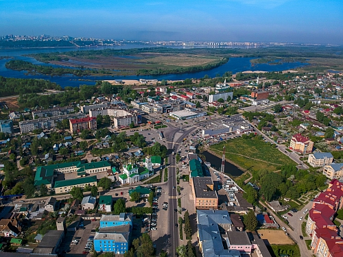 Обои город бор нижегородской области