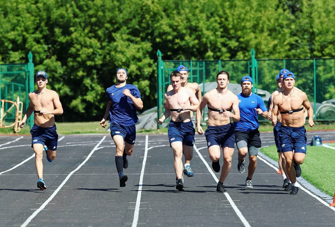 Хоккейный клуб "Динамо" Москва на Бору