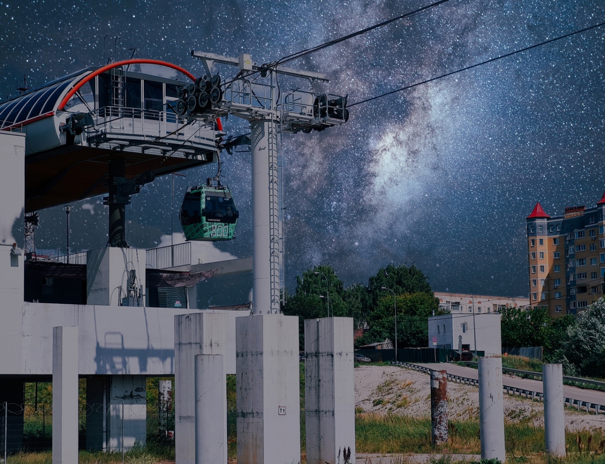 Канатку украсят иллюминацией