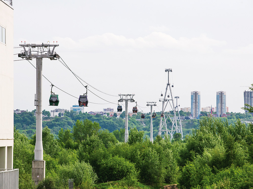 Канатная дорога нижний новгород рисунок