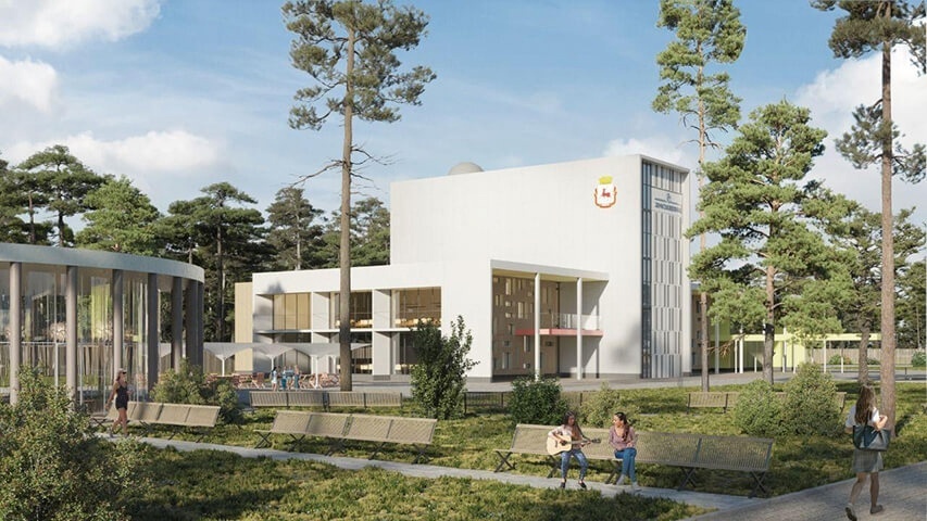 Борский филиал «Школы 800» готов на 40%, полностью здание будет готово к ноябрю