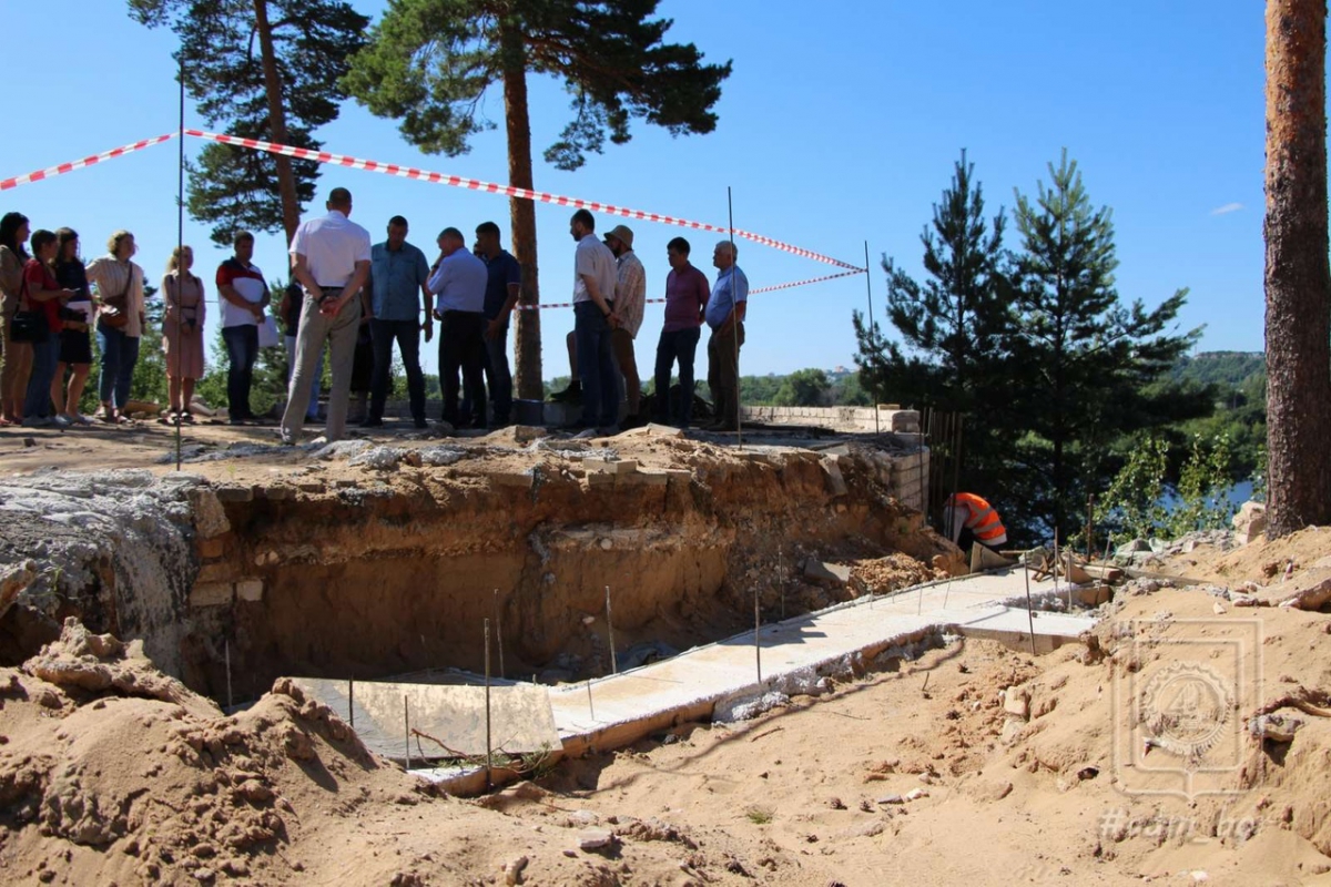 Глава Борского округа провел рабочее совещание на объектах благоустройства