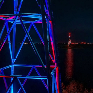 Канатная дорога «Нижний Новгород-Бор» получила  вечернюю подсветку 2