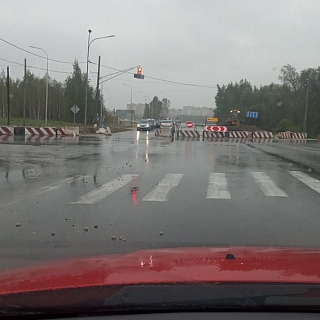 Нарушителей штрафуют на новой борской объездной 1