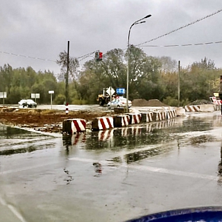 Нарушителей штрафуют на новой борской объездной 3