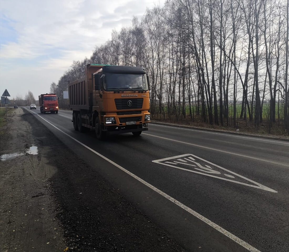 Завершился ремонт дороги Городец — Зиняки — Кантаурово