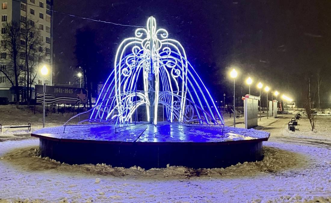 На Бору началась подготовка к Новому году